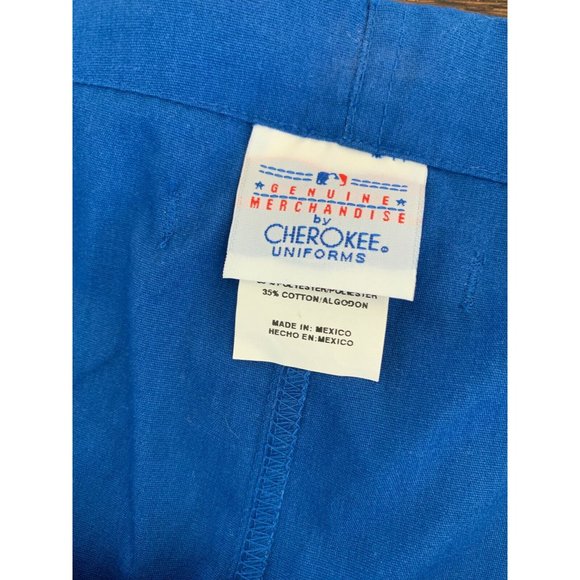 Chicago Cubs MLB Cherokee Team Blue Nursing Scrubs Pants - Size XXL With Tags - Picture 4 of 8